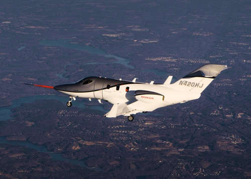 Honda Achieves First Flight of FAA-Conforming HondaJet
